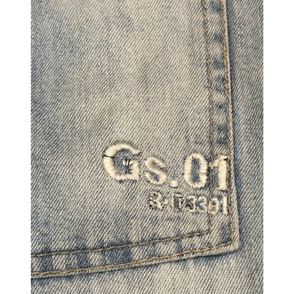 G-STAR Jeans Double Knee Mens 36x30 Elwood Heritage Baggy Fading Embroidered - Picture 10 of 10